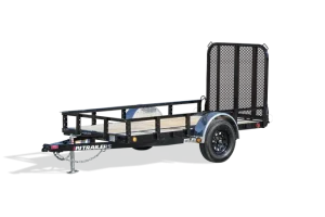 PJ Trailer 60in Single Axle Channel Utility (U6)